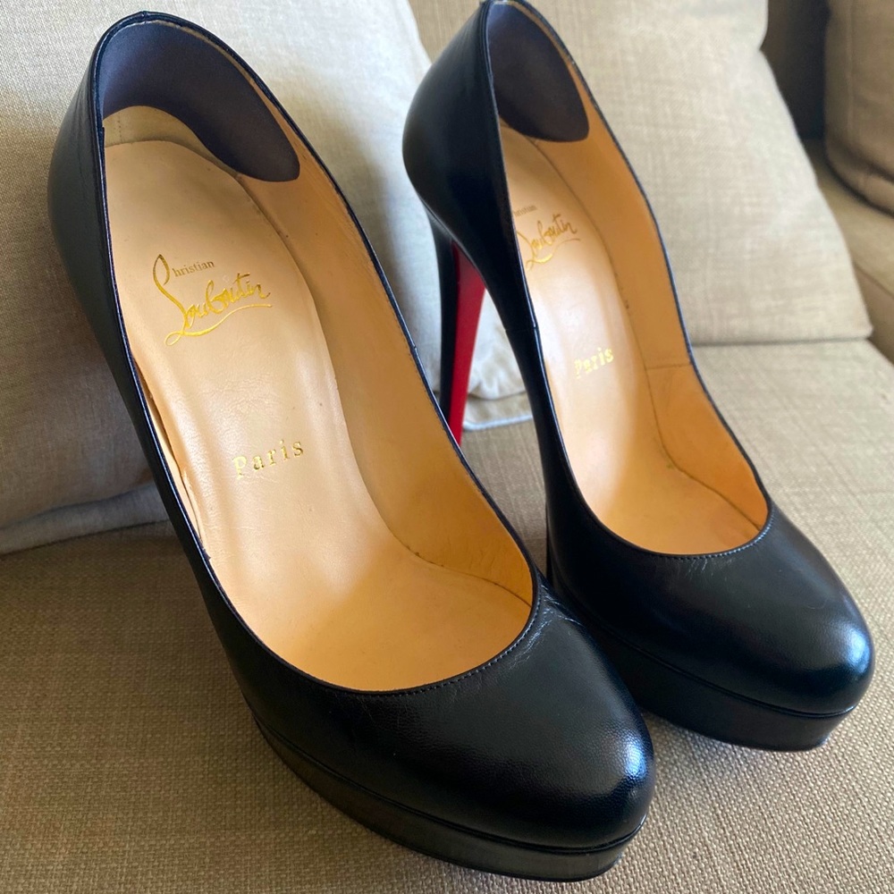 Christian Louboutin Black Platform Pumps